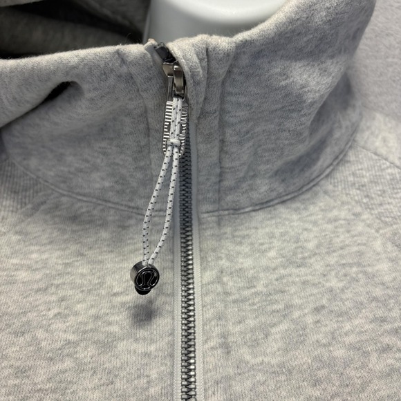 Lululemon Oversized Scuba Half-Zip Hoodie M/L Cropped Sweatshirt 1/2 Zip LW3DUSS - Picture 4 of 13